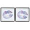 Stupell Industries Glam Leopard Pattern Lipstick 2pc Floating Frame Set Design by Kim Allen